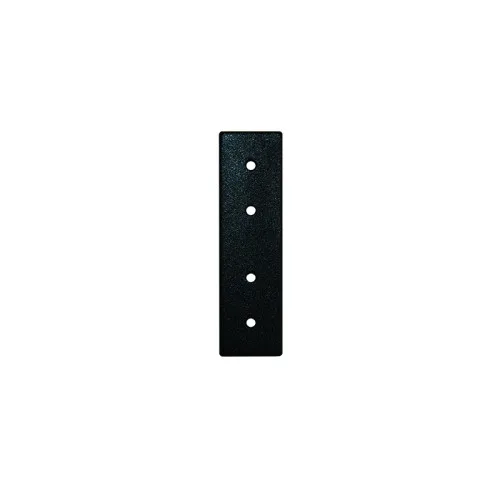 Свързващ елемент Magnetic MCSRB – ACA Lighting механичен съединител (монтажна планка) за магнитна шина за открит монтаж в черен