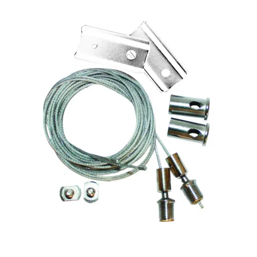 Аксесоари Magnetic MHKW – ACA Lighting комплект за окачване (2 бр.) за магнитна шина за открит монтаж в хром
