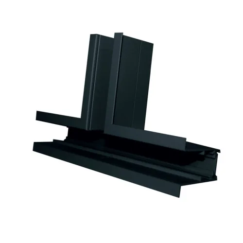 Magnetic MRTB – ACA Lighting Т-конектор за магнитна шина за вграждане с рамка в черен