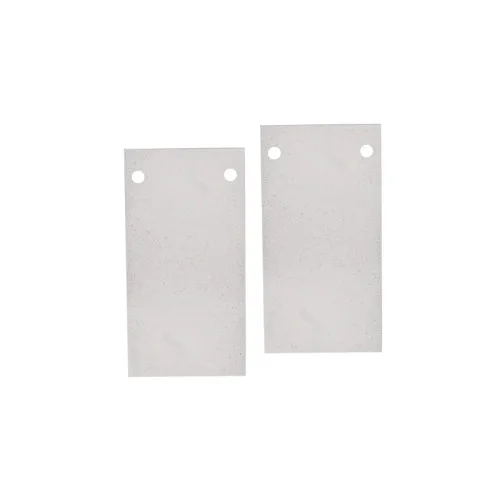 Свързващ елемент Magnetic MSRECW – ACA Lighting крайни капачки (2 бр.) за магнитна шина за открит монтаж в бял