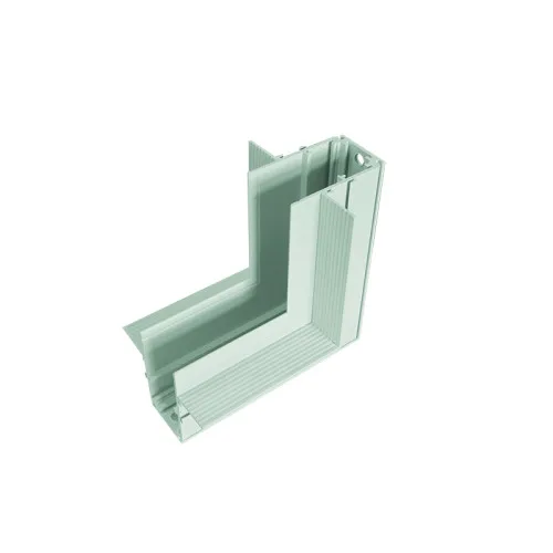 Magnetic MT90INW – ACA Lighting ъглов конектор таван-стена за магнитна шина за вграждане trimless в бял