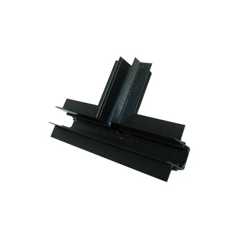 Magnetic MTTB – ACA Lighting Т-конектор за магнитна шина за вграждане trimless в черен