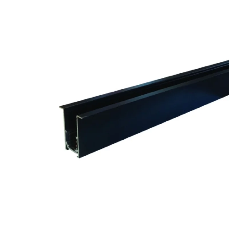 Релса Magnetic MR3MB – ACA Lighting магнитна шина за вграждане в черен
