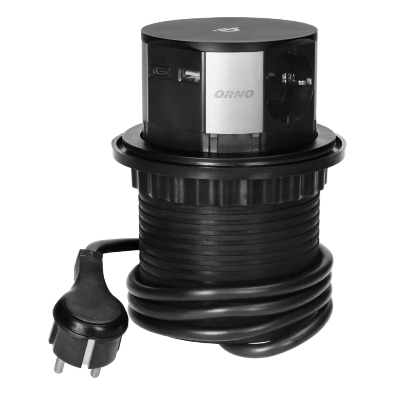 Furniture sockets Мебелна колона Pop-Up OR-GM-9017(GS)