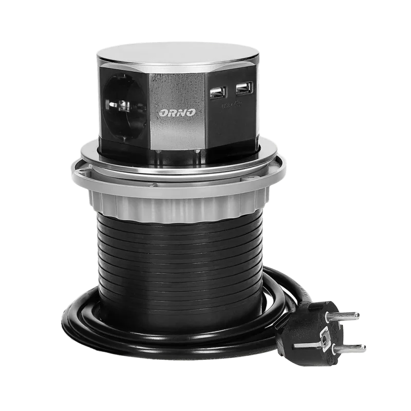 Furniture sockets Мебелна колона Pop-Up OR-AE-1381(GS)