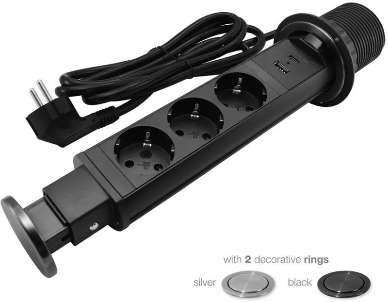Furniture sockets Мебелна колона Pop-Up C235-121