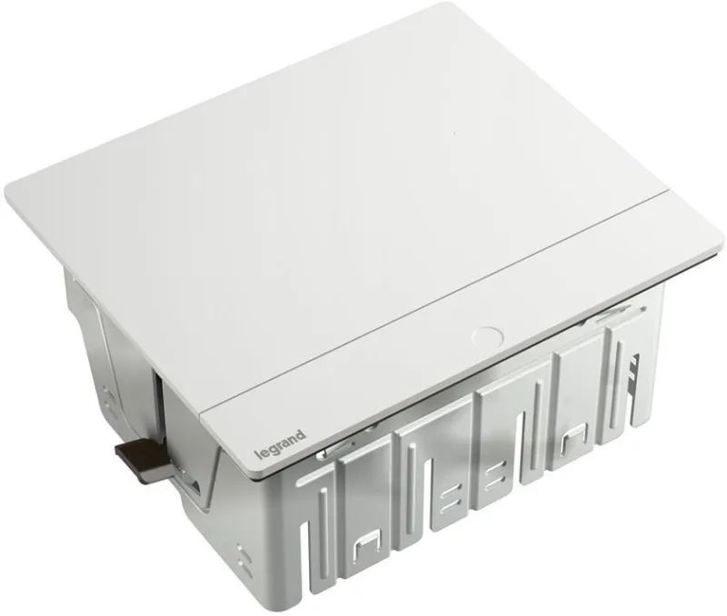 Retractable desk box 4 modules with mounting kit, white, Incara Pop-Up Legrand 654801