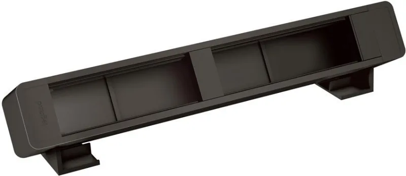 Furniture sockets On-desk box for 2x6 Mosaic modules, 371x79x86 mm, black, Incara On Desk Legrand 655102BK