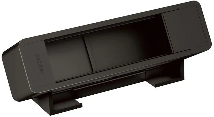 Furniture sockets On-desk box for 6 Mosaic modules, 213x79x86 mm, black, Incara On Desk Legrand 655100BK