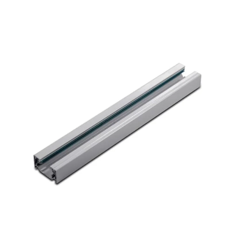 Track One- 2W2MG – ACA Lighting single-phase track for surface mounting in grey, IP20