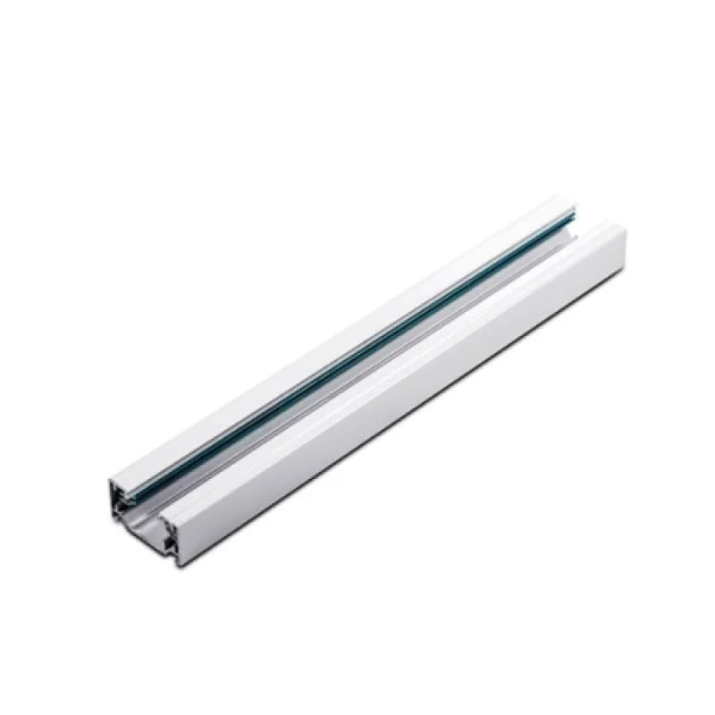 Track One- 2W2MW – ACA Lighting single-phase track for surface mounting in white, IP20