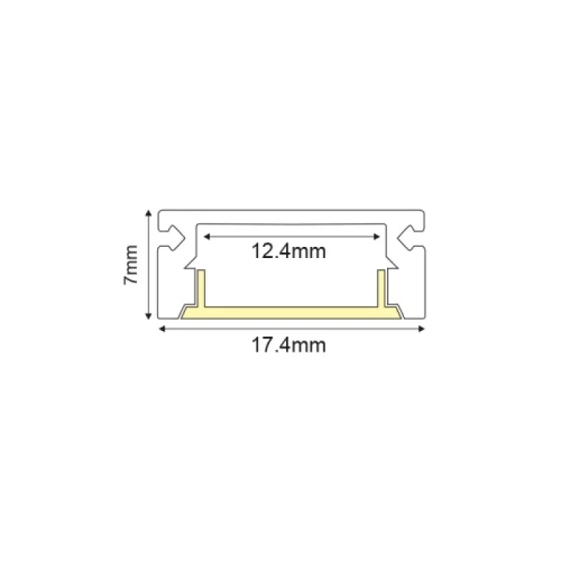 Mounting plate for aluminium profile for outdoor mounting P1 MC108109B – ACA Lighting pendant in black