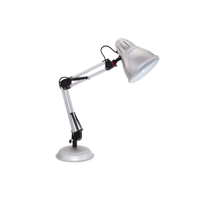 Table Lamps Ufficio 2429MSV – ACA Lighting table lamp in silver, 1X40W