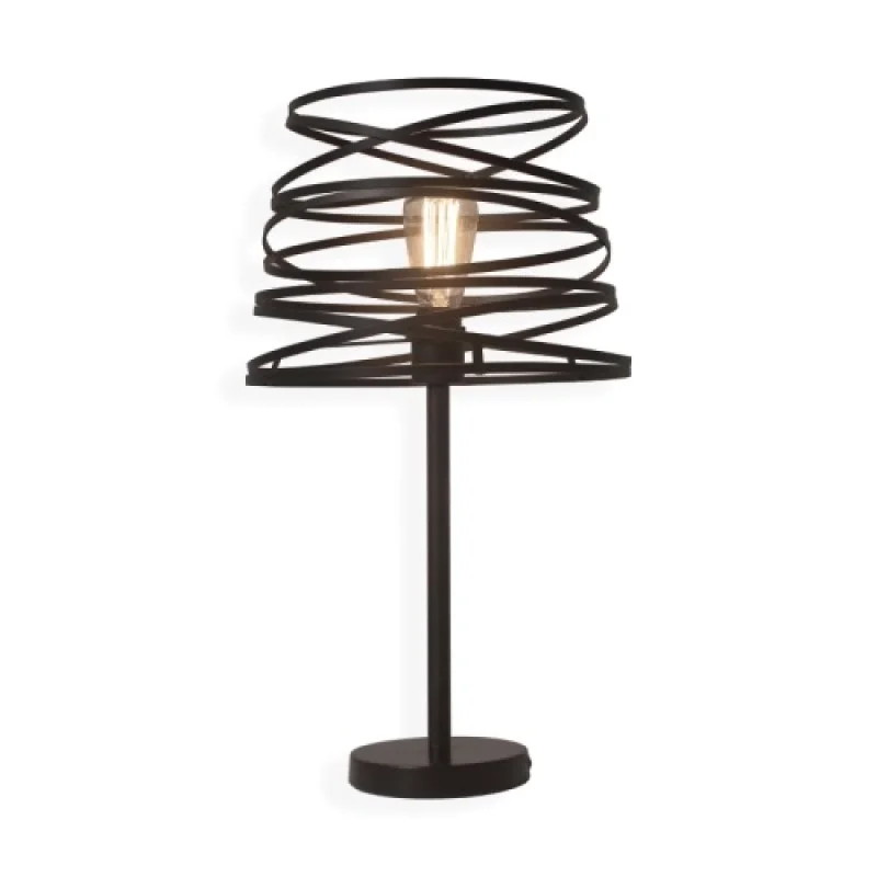 Настолни лампи Jazz KS1538TB – ACA Lighting настолна лампа в черен, 1X60W