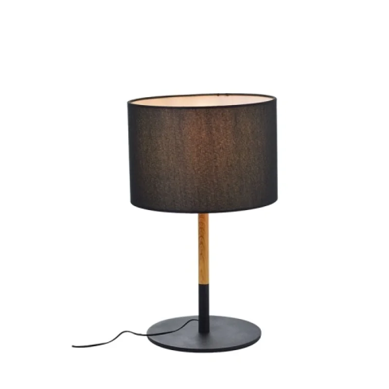 Table Lamps Yasmine OD6508TBK – ACA Lighting table lamp in black, 1X60W