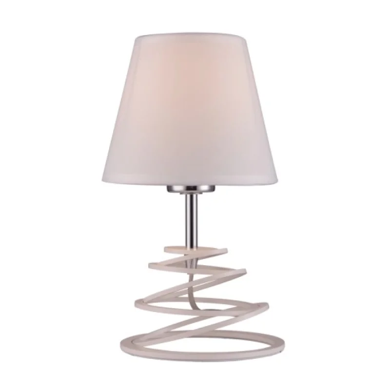 Настолни лампи Lagos OYD10134WTL1 – ACA Lighting настолна лампа в бял, 1X60W