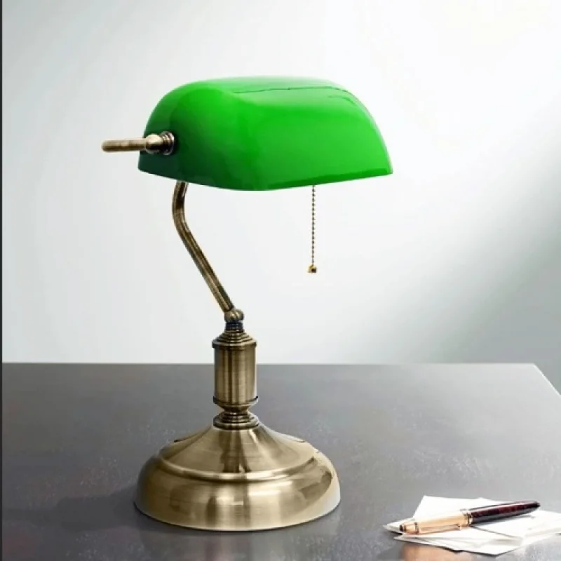 Table Lamps Prestige SF2007GR – ACA Lighting table lamp in matt brass, 1X15W