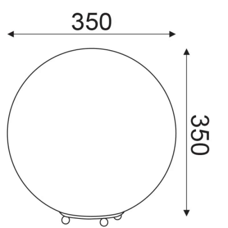 Luna V2010351TW – ACA Lighting настолна лампа в бял, 1X60W