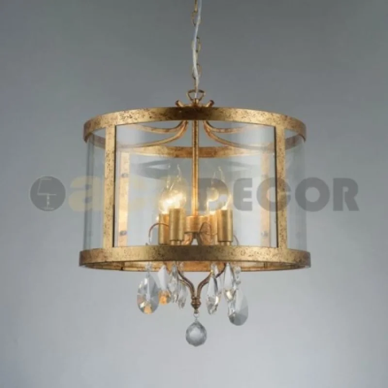 Пендели Vintage AD80375 – ACA Lighting пендел в матиран месинг, 4X40W