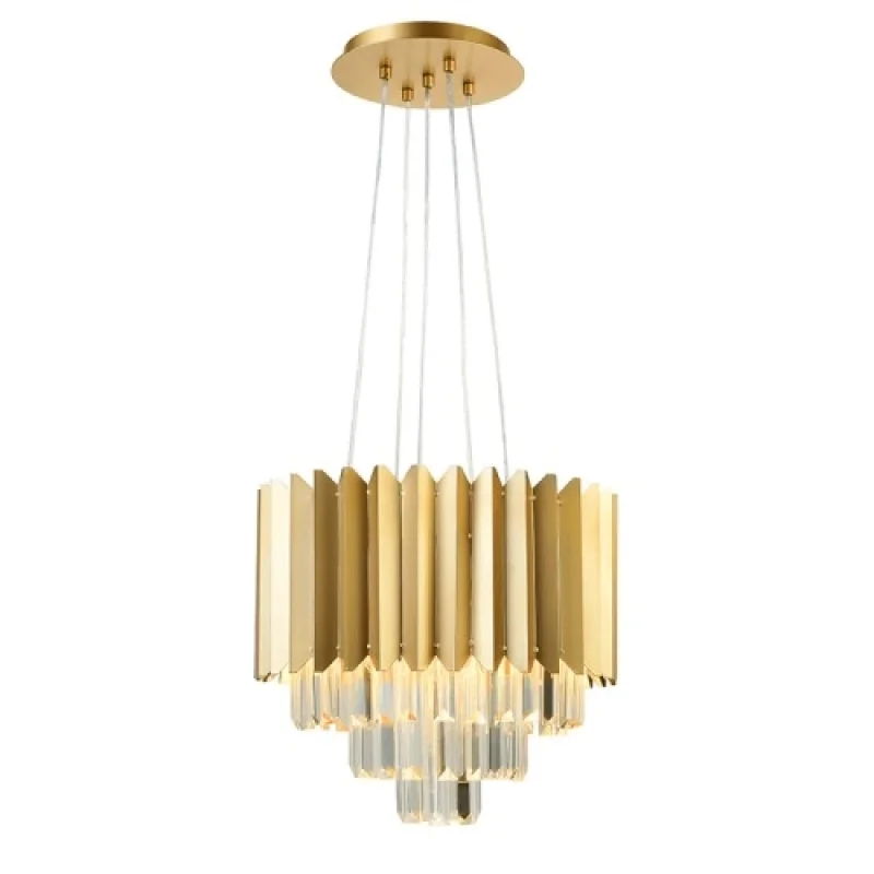 Пендели Empire EG6175P41CG – ACA Lighting пендел в матиран месинг, 5X40W