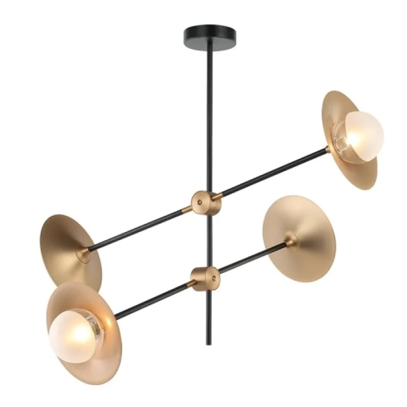 Пендели Layla HL4324C84BB – ACA Lighting пендел в месинг, 4X10W