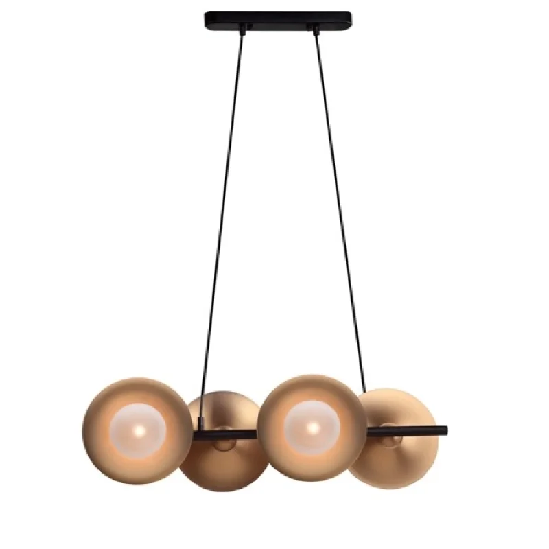 Pendant Lights Layla HL4324P68BB – ACA Lighting pendant in brass, 4X10W