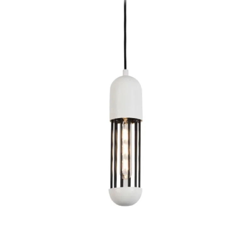 Lab HM171P8WH – ACA Lighting pendant in white, 1X60W