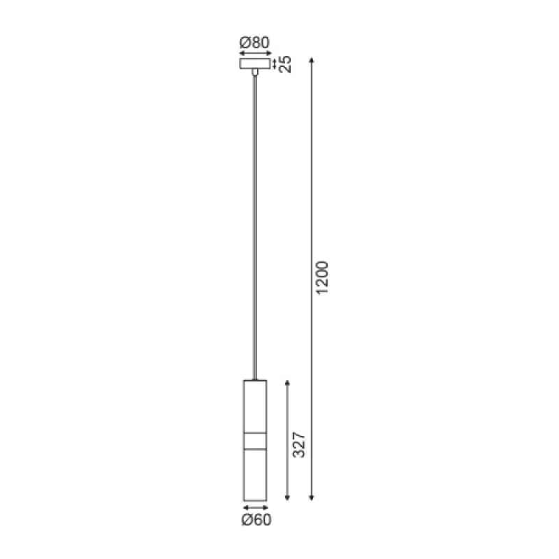Da VINCI HM851P6WH – ACA Lighting пендел в бял, 1X35W