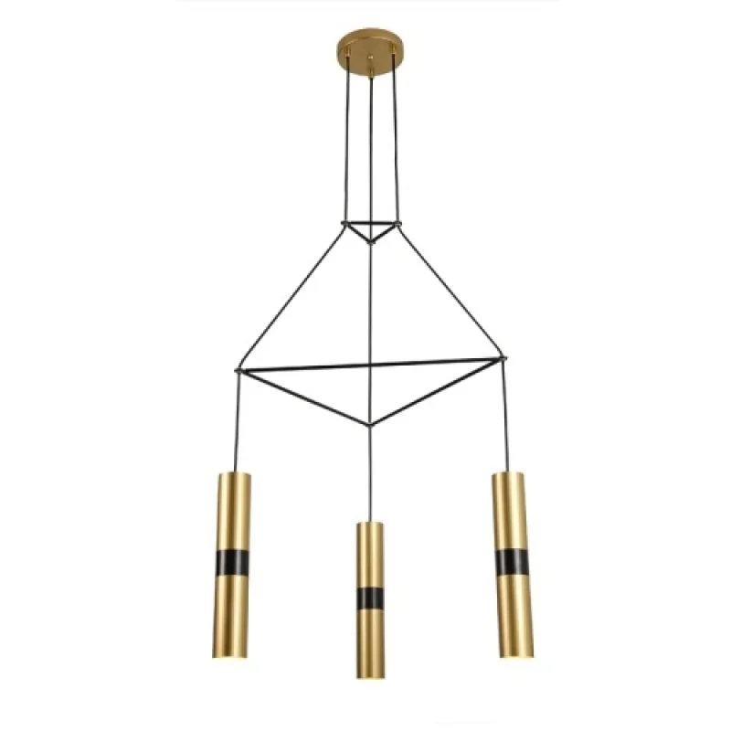 Da VINCI HM853P56BR – ACA Lighting пендел в черен, 3X35W