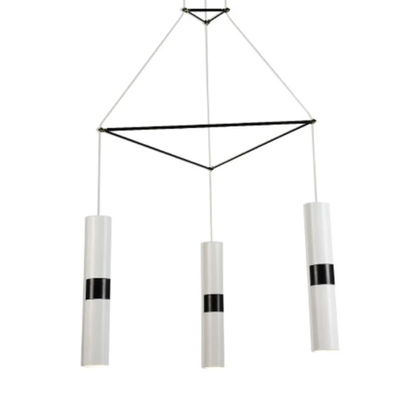 Pendant Lights Da VINCI HM853P56WH – ACA Lighting pendant in white, 3X35W