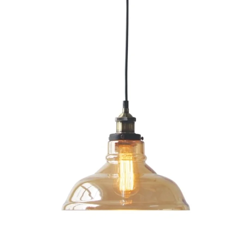 Пендели Smyrna KS1295PAM1BK – ACA Lighting пендел в античен месинг, 1X60W