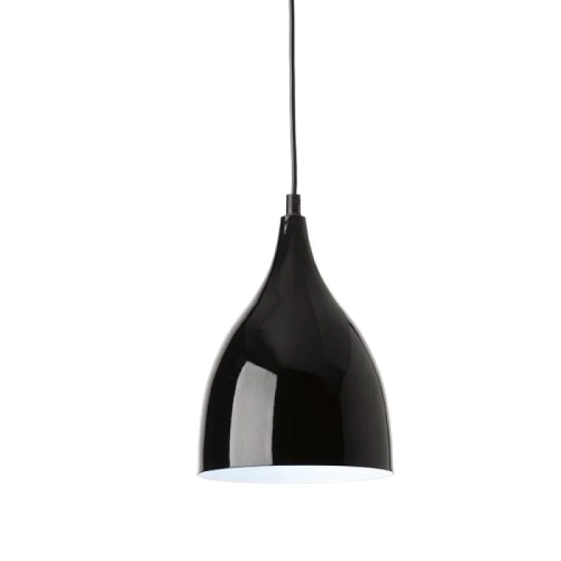 Pendant Lights Roxanne KS174317BK – ACA Lighting pendant in black, 1X60W