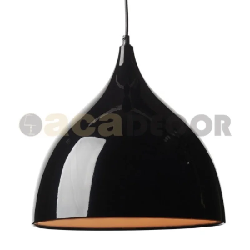 Пендели Roxanne KS174335BK – ACA Lighting пендел в черен, 1X60W