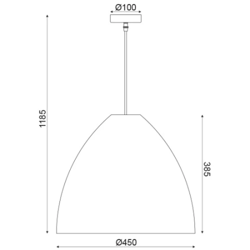 Oia ML1013012B – ACA Lighting пендел, 1X60W
