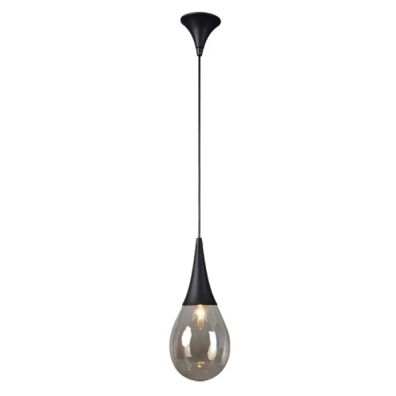 Pendant Lights Atena OD53421BK – ACA Lighting pendant in black, 1X40W