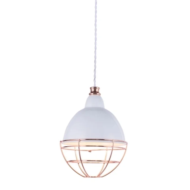 Pendant Lights Leto OD5399 – ACA Lighting pendant in white, 1X60W