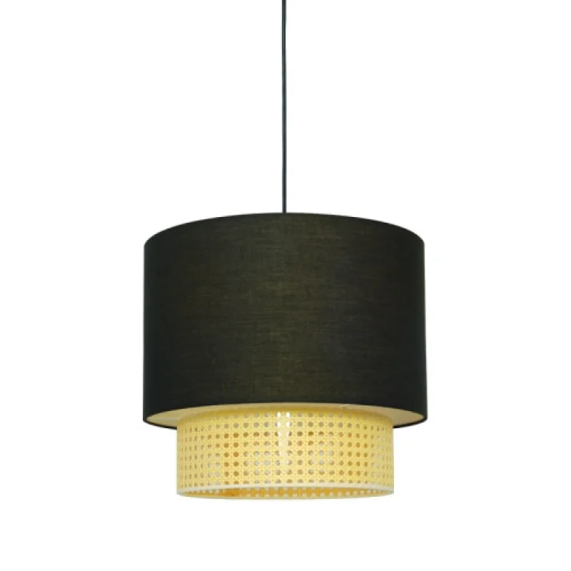 Пендели Nisyros TF20832PB – ACA Lighting пендел в черен, 1X60W
