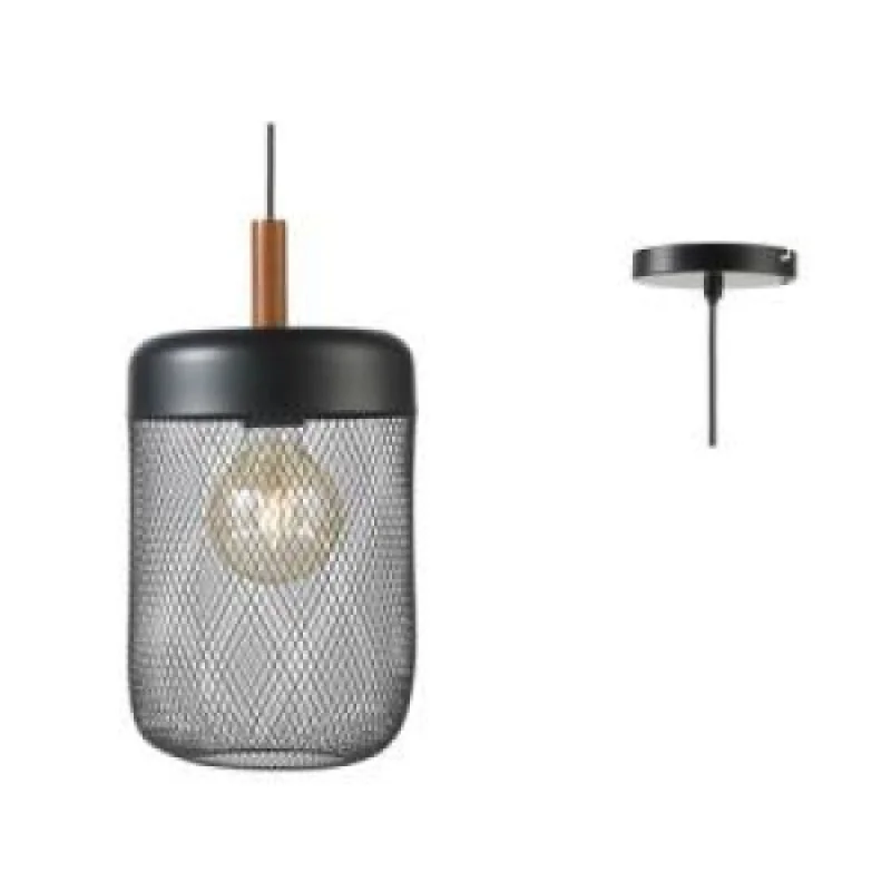 Parot TF501P20BK – ACA Lighting пендел в черен, 1X60W