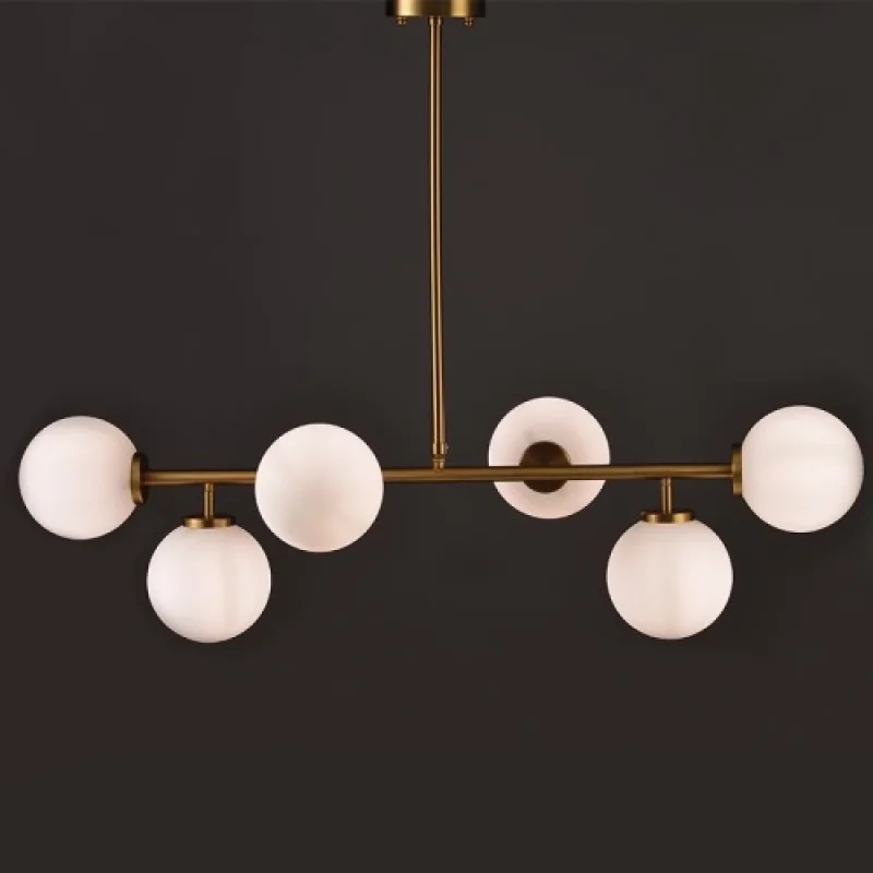 Пендели Thetis V360506P – ACA Lighting пендел в месинг, 6X40W