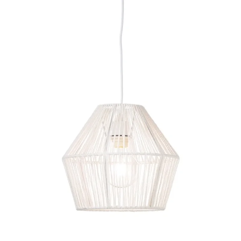 Пендели Peru V36319 – ACA Lighting пендел в бял, 1X40W