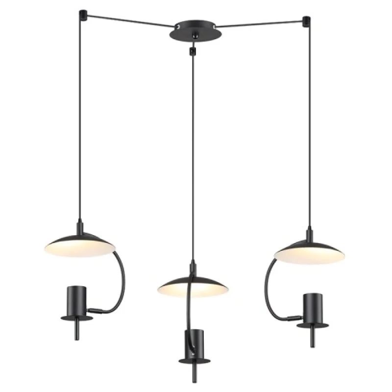 Пендели Parachute ZM933P60B – ACA Lighting пендел в черен, 3X50W