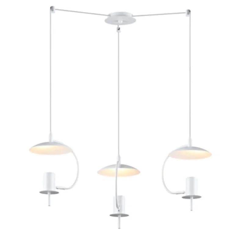 Пендели Parachute ZM933P60W – ACA Lighting пендел в бял, 3X50W