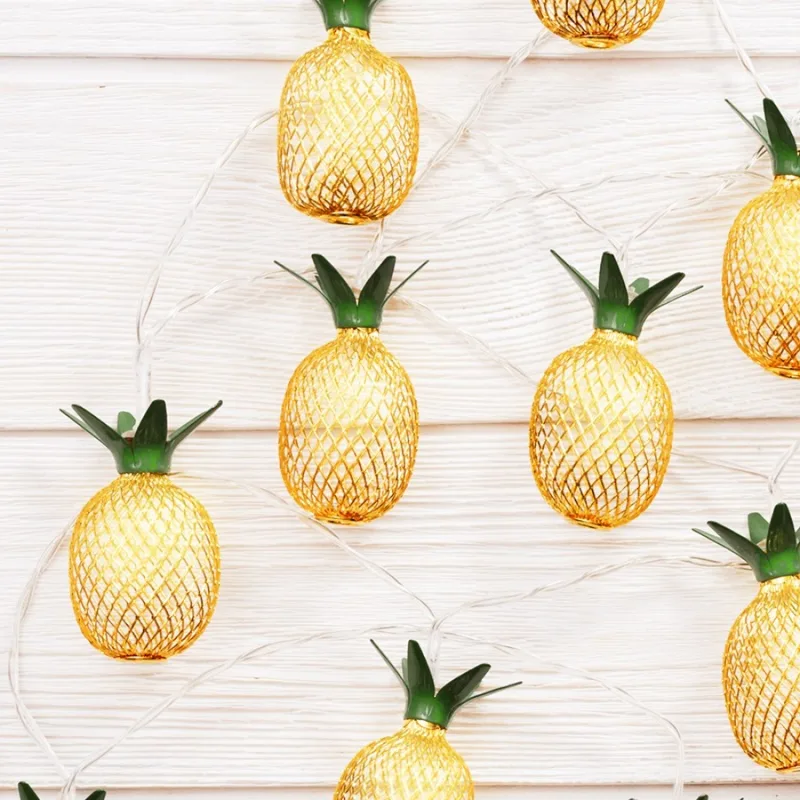 Коледно осветление PINEAPPLE10WW2A – ACA Lighting декоративни лампички, 10 LED, топло бяло, на батерии 2×AA, IP20