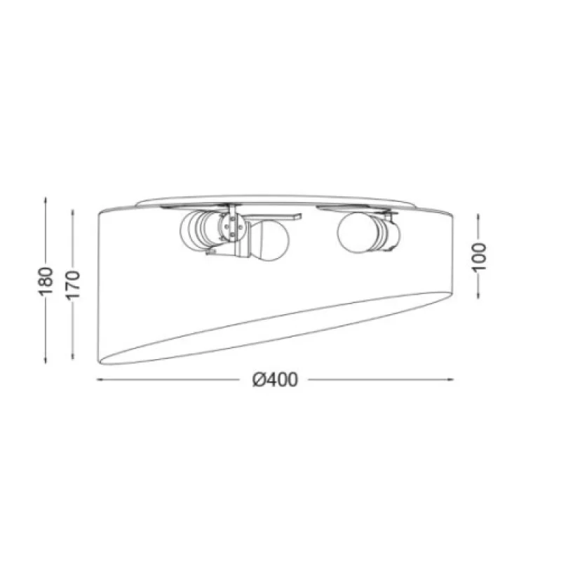 Pablo AD8030PP – ACA Lighting плафон в розов, 3X60W