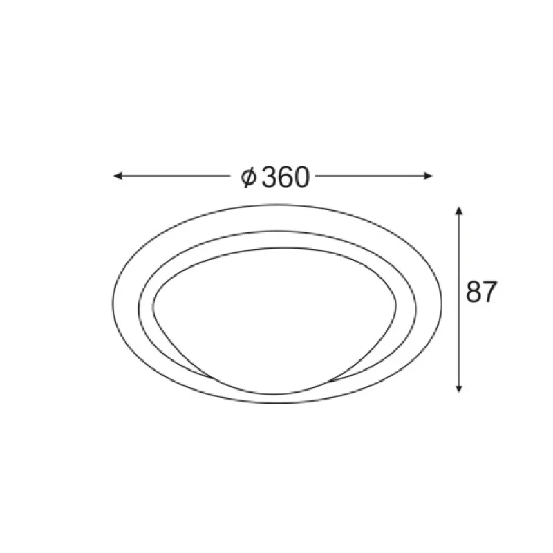 Valletta DL250L – ACA Lighting плафон в сив, 3X15W
