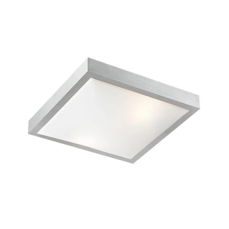 Ceiling Lights Indiana DL461SN – ACA Lighting ceiling light in matt aluminium, 2X15W