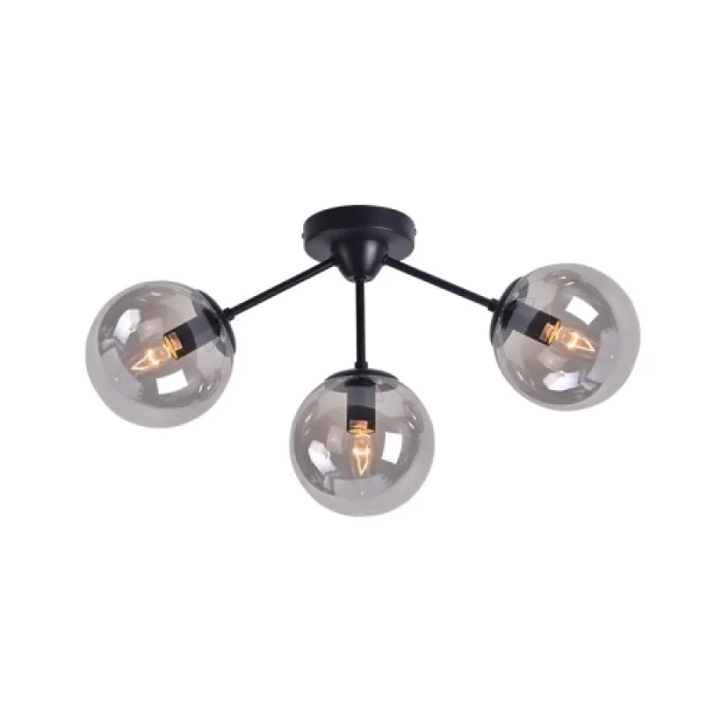 Ceiling Lights Bombay OD807003C – ACA Lighting ceiling light in black, 3X40W