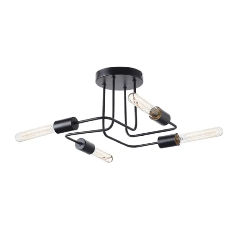 Ceiling Lights Cobra TNK933844CBK – ACA Lighting ceiling light, 4X60W