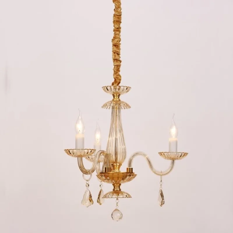 Chandeliers Lompelia BLK80383PCMG – ACA Lighting chandelier in chrome, 3X40W