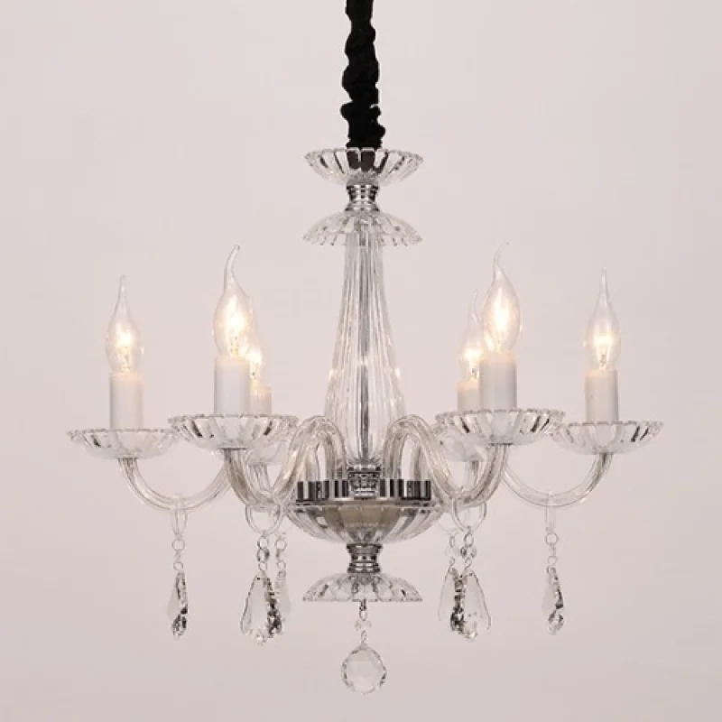 Lompelia BLK80386PCC – ACA Lighting chandelier in chrome, 6X40W